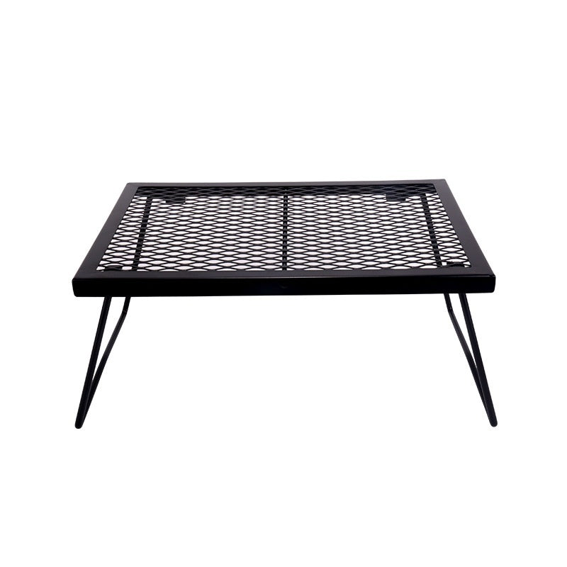 Table de Grillage Pliable en Acier Inoxydable pour Feu de Camp