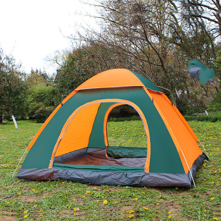 Tente entièrement automatique, idéale pour le camping en plein air par temps glacial .