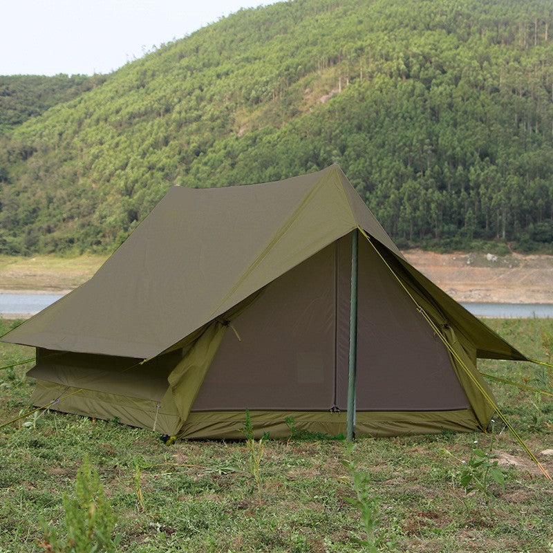 Tente spacieuse pour 8 personnes, au style rétro robuste,