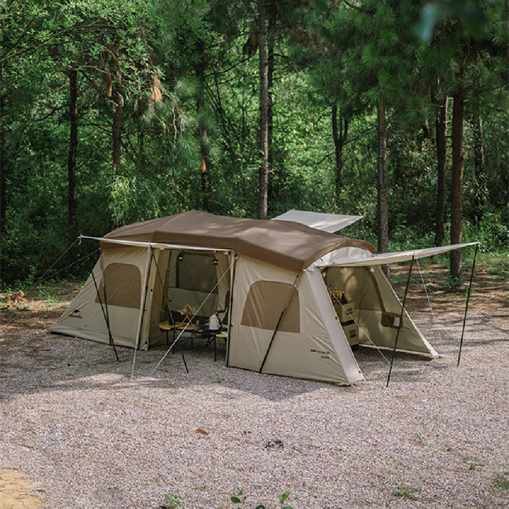 Tente Tunnel Familial Rapide à déployer Chambre et espace sale