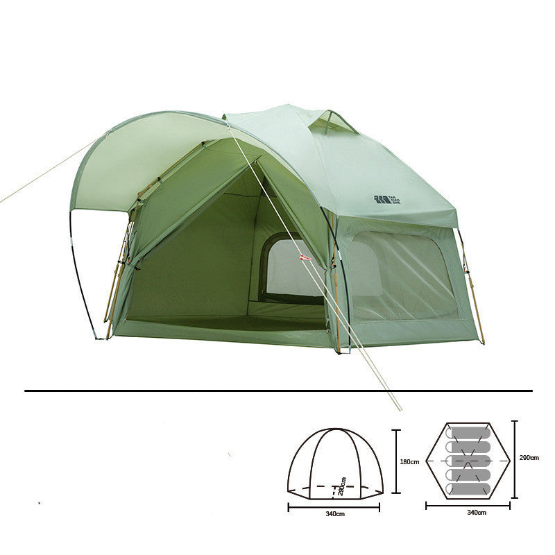 Tente de Camping Automatique Extérieure Épaissie, Imperméable et Portable