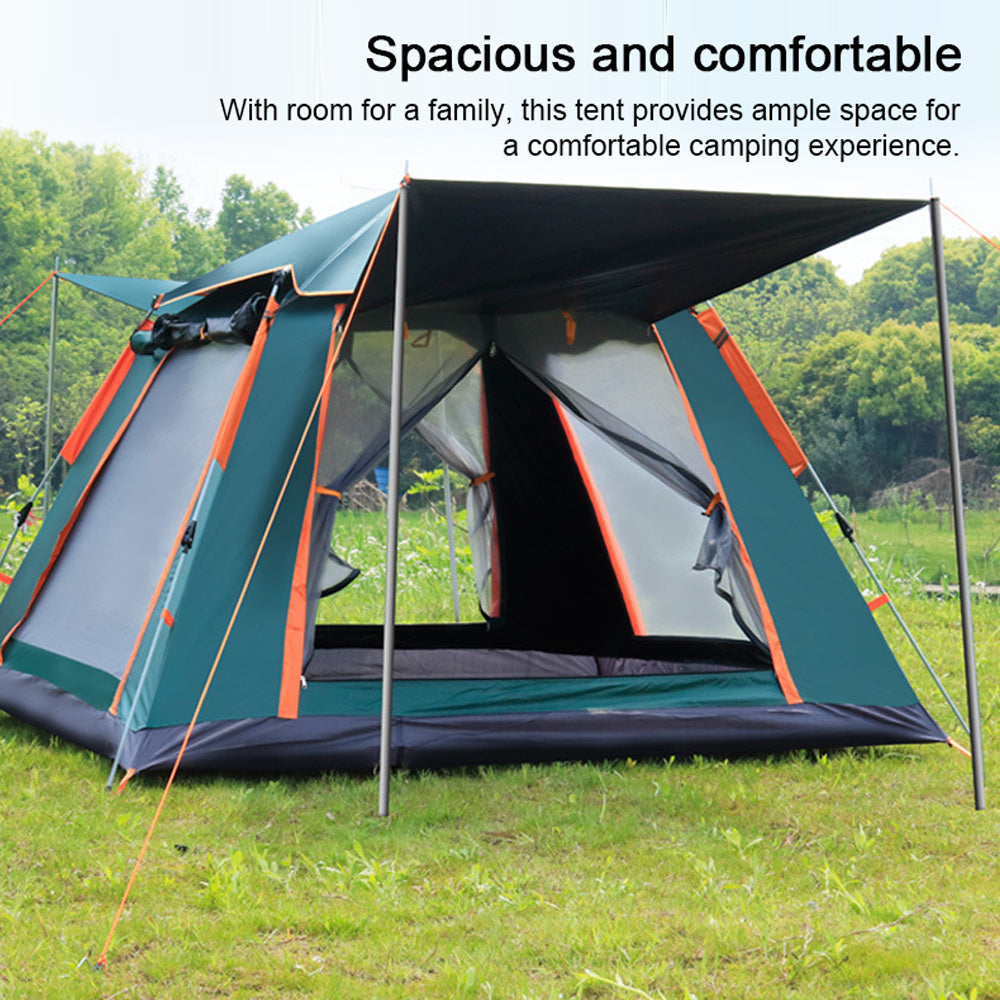 Tente de Camping Autoguidée Portable – Ouverture Rapide, Imperméable et Résistante au Soleil