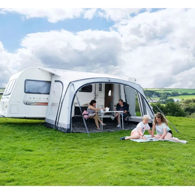 Ensemble Camping-car Familial Détachable : Auvent de Caravane avec Tente de Camping
