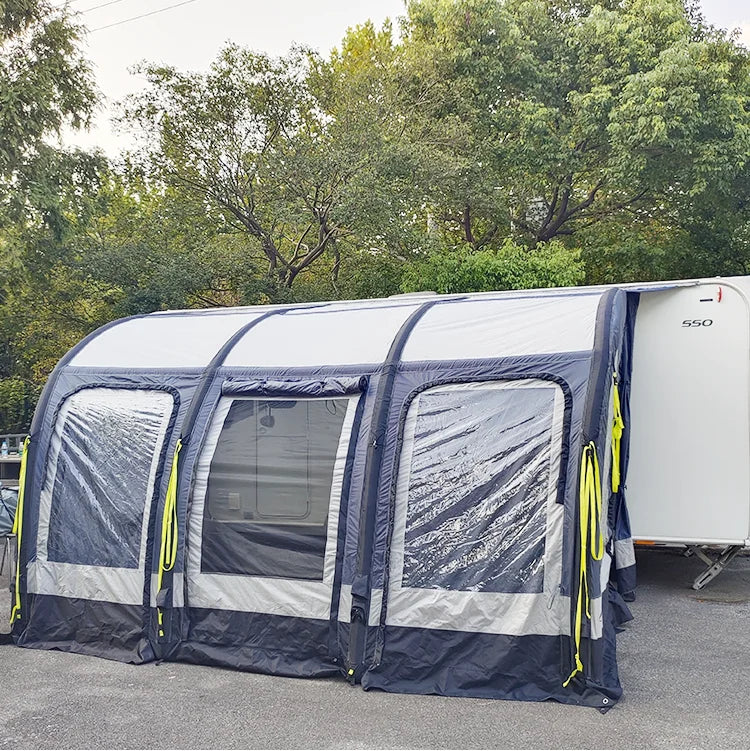 Auvent de Camping-Car Étanche et Résistant aux UV : Modèle à Faisceau d'Air