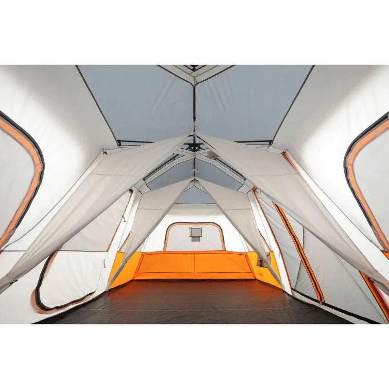 Tente cabine instantanée Ozark Trail pour 5/8 personnes avec lumières LED intégrées, 3 pièces