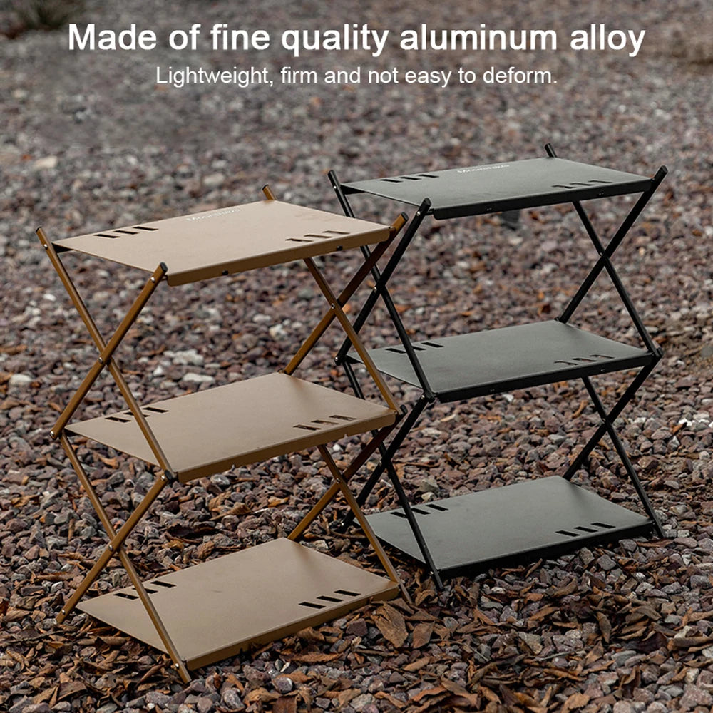 Support de Rangement Amovible pour Tasses et Bols de Camping : Organisation Pratique en Plein Air