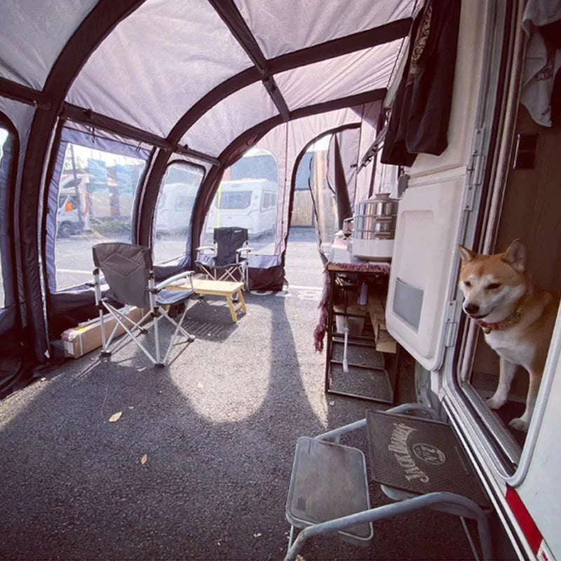 Caravane Gonflable Légère et Spacieuse pour Camping en Plein Air