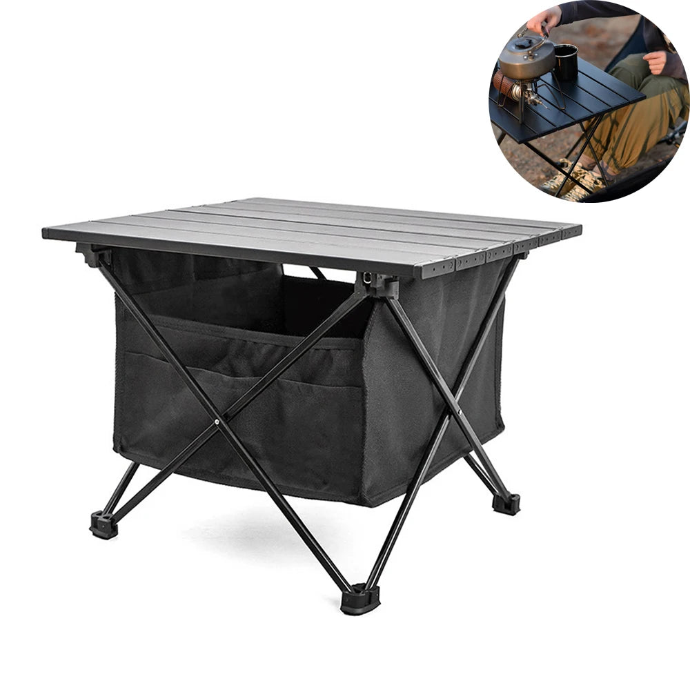 Table Pliante de Camping Ultra Légère pour Pique-nique, Barbecue et Randonnée