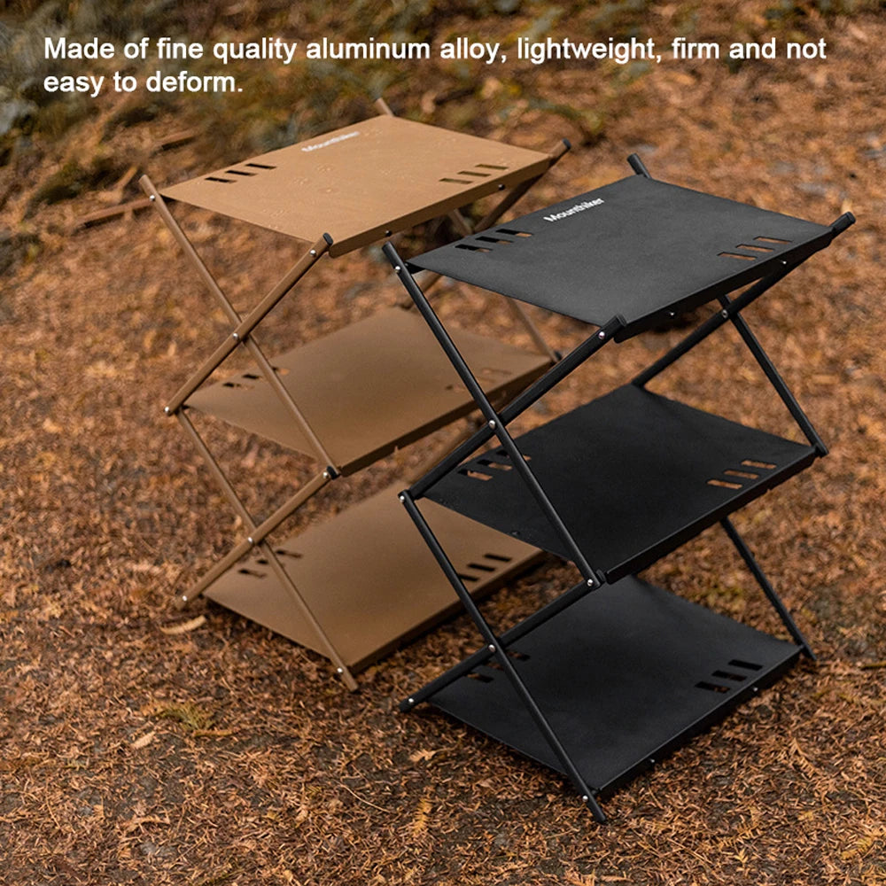 Support de Rangement Amovible pour Tasses et Bols de Camping : Organisation Pratique en Plein Air