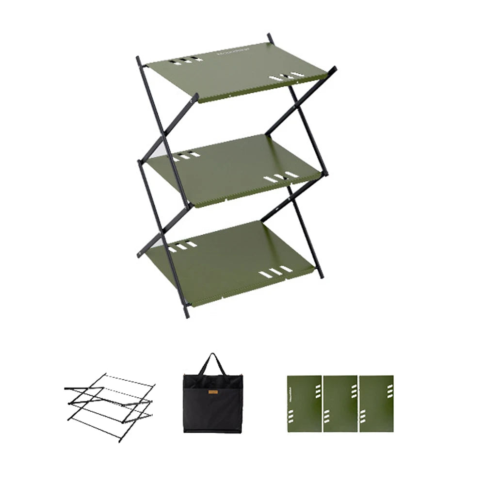 Support de Rangement Amovible pour Tasses et Bols de Camping : Organisation Pratique en Plein Air