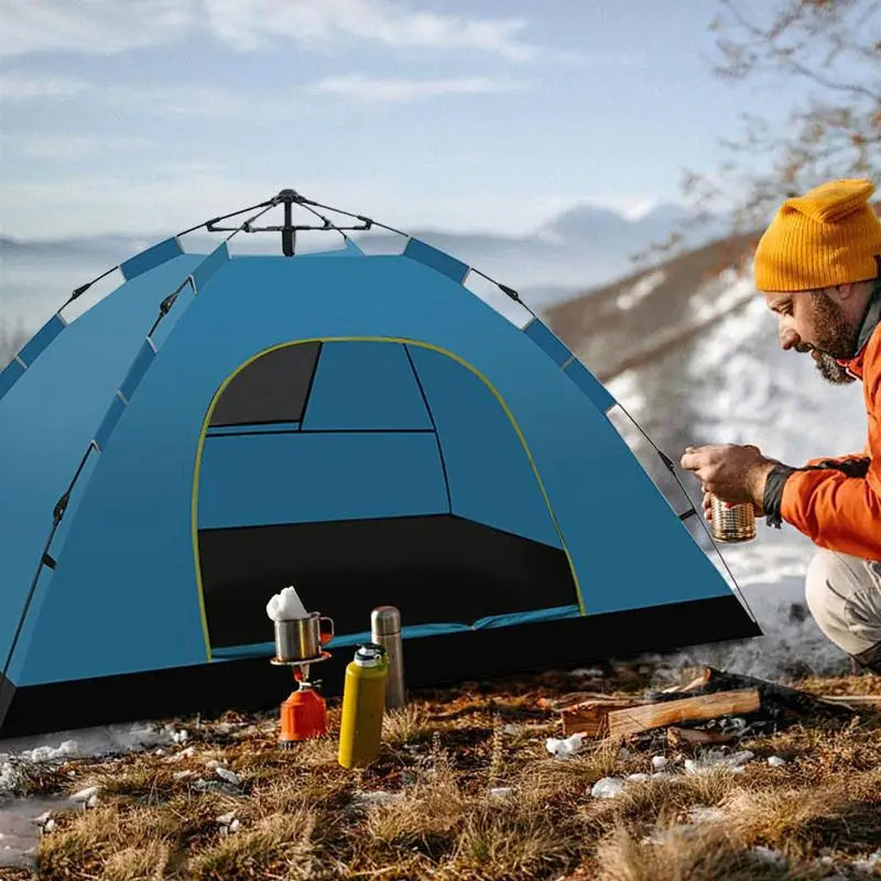 Tente de Camping Instantanée pour 2 Personnes: Automatique, Pop-Up, Étanche et Coupe-Vent