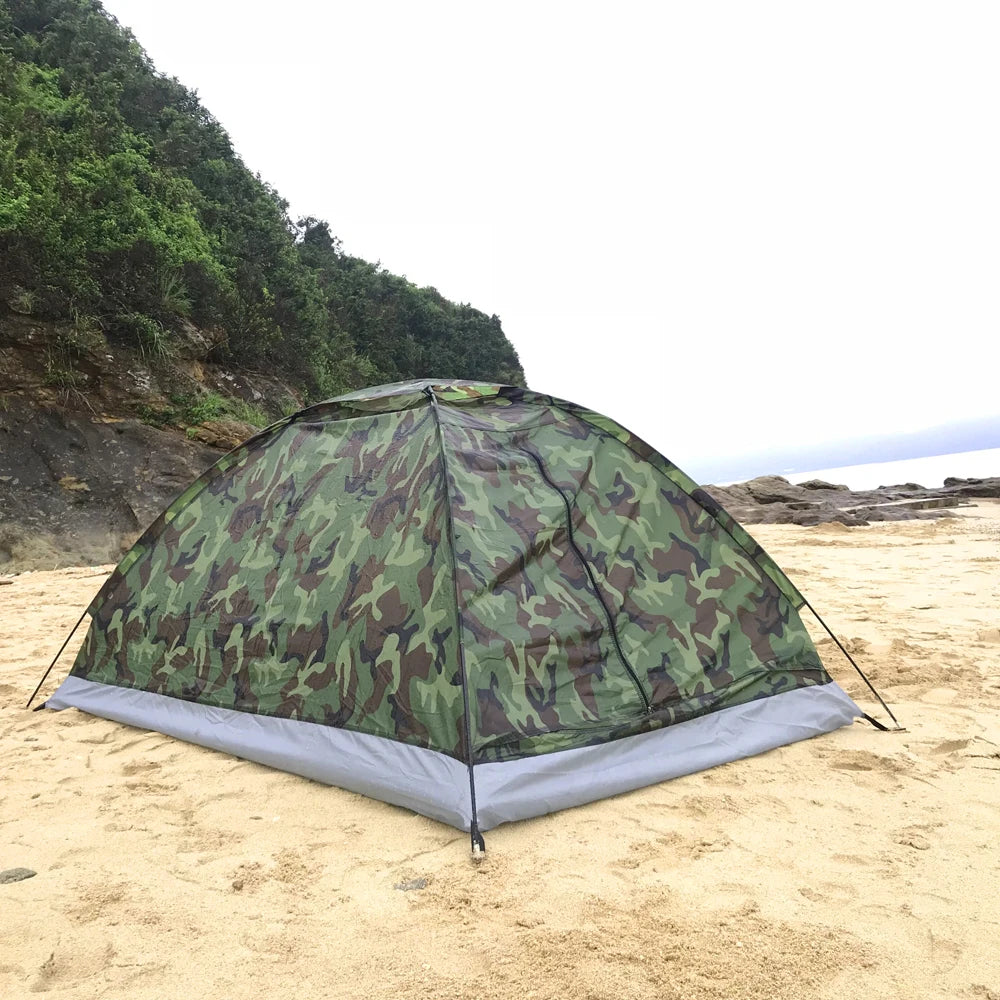 Tente de Camping Camouflage pour 2 Personnes