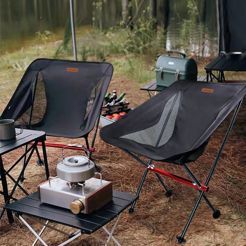 Chaise de Lune Portable Détachable pour le Camping en Plein Air